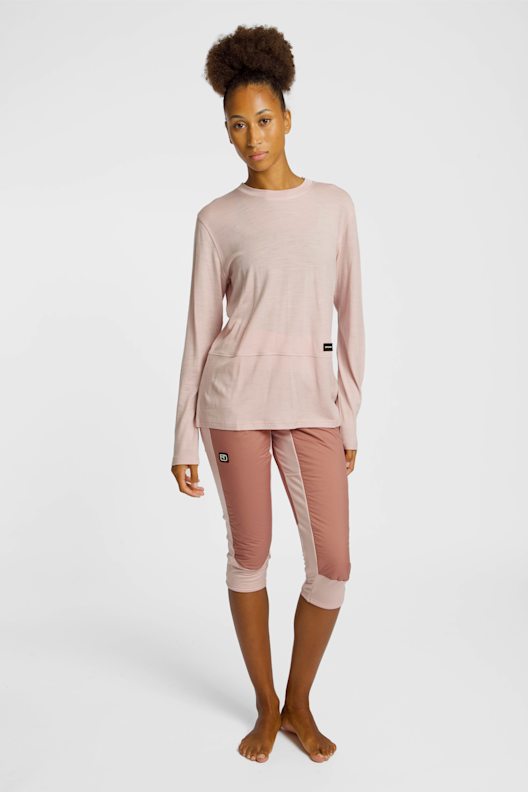 Ortovox Ravine Metawool 60 HYBR Damen 3/4 Thermohose in rosa
