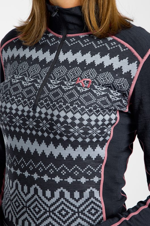 Kari Traa Live Half-Zip Damen Thermo Longsleeve in blau kaufen