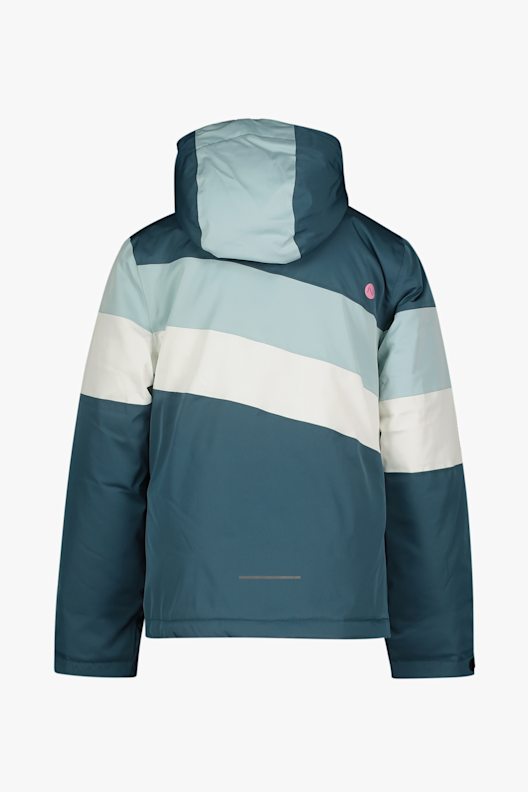 Combinaison De Ski Enfant Avec Capuche - Jumpsuit Coupe-Vent Imperméable Pour Filles Et Garçons, Manches Longues, Ceinture Élastique, Idéal Ski Et Neige