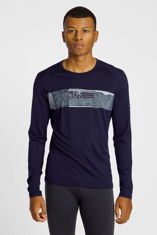 T-shirt Icebreaker 100% Laine Mérinos (Noir, Taille XL) - Oasis, Sans étiquette