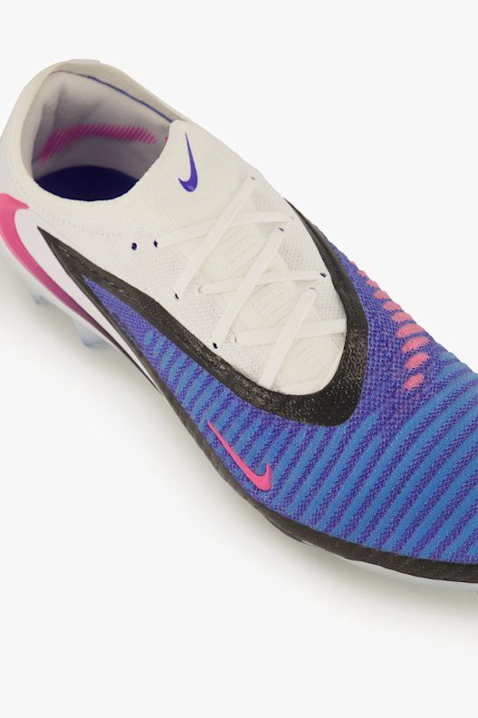 Nike Phantom 6 Low Elite FG Herren Fussballschuh in weiß-blau