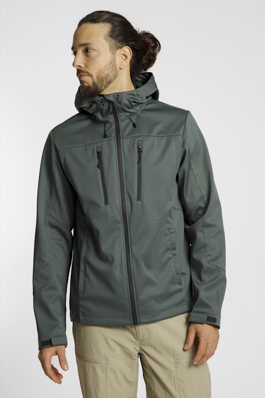 Softshelljacke Herren Grau