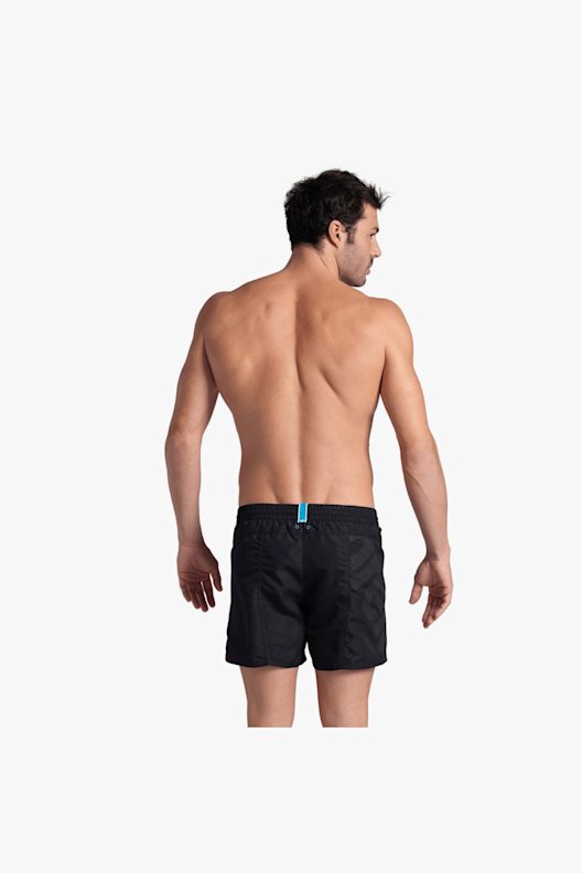 Costume Da Bagno Arena Icons Bermuda Logo, Shorts Da Spiaggia Uomo, Resistente Al Cloro, Nero/blu