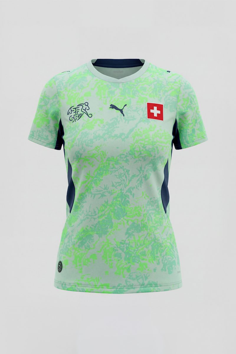 Puma Schweiz Away Replica Damen Fussballtrikot WM 2026